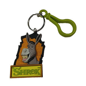 Shrek Donkey Keychain Back Pack Buddies Plastic Green
